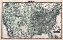 United States Map, Illinois State Atlas 1876